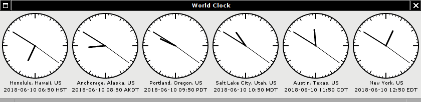 single clock