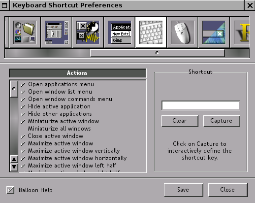 WPrefs.app keyboard shortcut settings