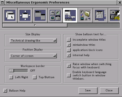 WPrefs.app ergonomic settings