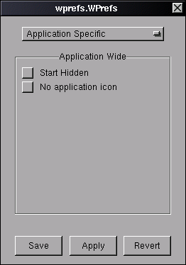 [Window Attributes Inspector: Icon and Initia Workspace]